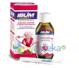 HASCO-LEK PPF Ibum syrop malinowy - zawiesina doustna 130ml