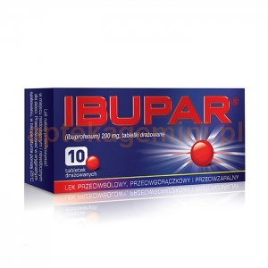 POLFA PABIANICE Ibupar 200mg, 10 tabletek