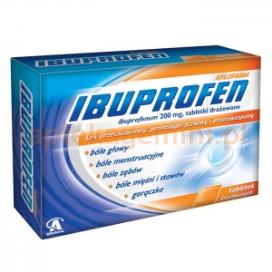 Aflofarm Ibuprofen 200mg, 10 tabletek