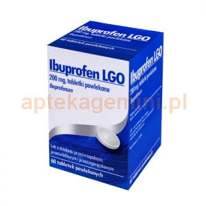 LABORATORIUM GALENOWE OLSZTYN Ibuprofen LGO 200mg, 60 tabletek
