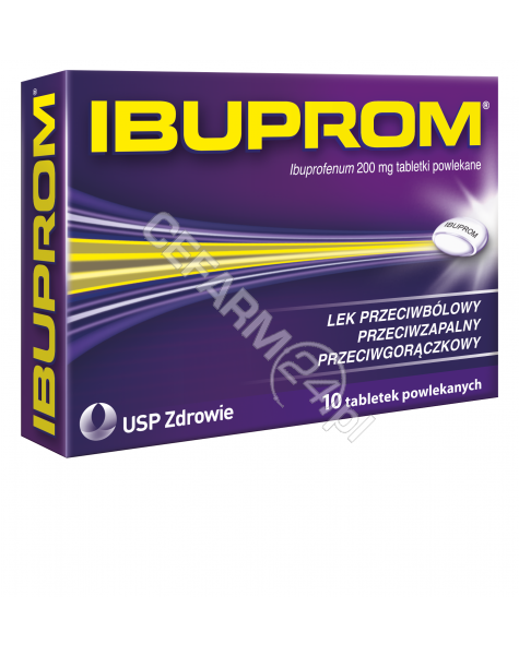 US PHARMACIA Ibuprom 200 mg x 10 tabl powlekanych