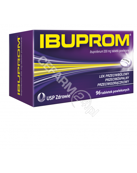 US PHARMACIA Ibuprom 200 mg x 96 tabl powlekanych