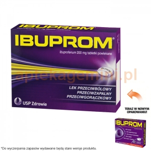 USP ZDROWIE Ibuprom 200mg, 10 tabletek