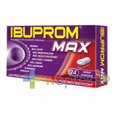 USP ZDROWIE Ibuprom MAX 400mg, 24 tabletki