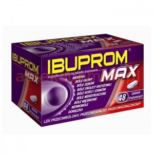 USP ZDROWIE Ibuprom MAX 400mg, 48 tabletek