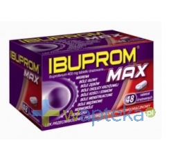 US PHARMACIA SP. Z O.O. Ibuprom MAX 48 tabletek