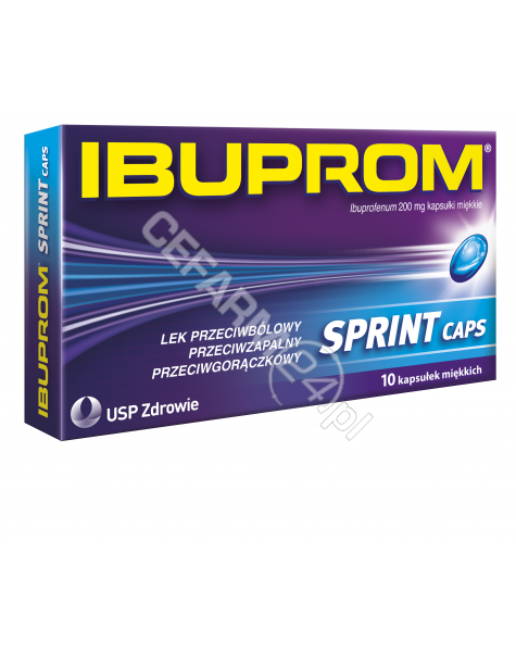 US PHARMACIA Ibuprom sprint caps 200 mg x 10 kaps