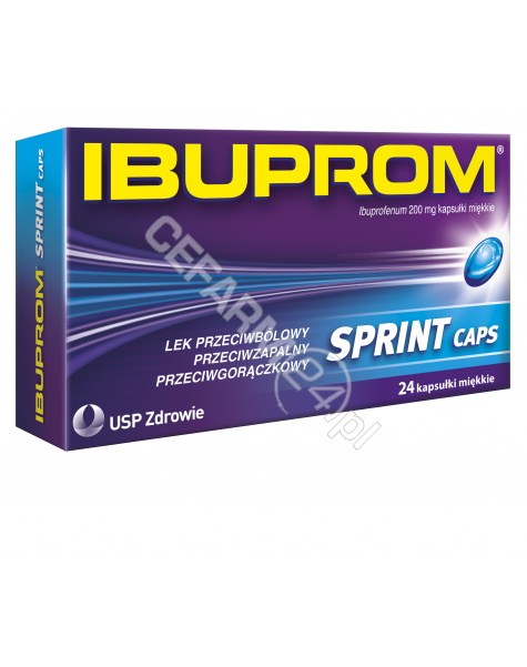 US PHARMACIA Ibuprom sprint caps 200 mg x 24 kaps