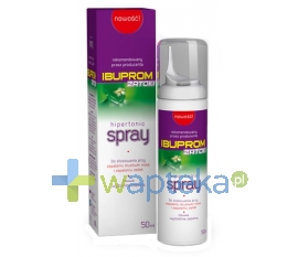 USP ZDROWIE SP. Z O.O Ibuprom Zatoki Hipertonic Spray 50 ml