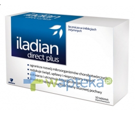 AFLOFARM FABRYKA LEKÓW SP.Z O.O. Iladian Direct Plus tabletki dopochwowe 10kap