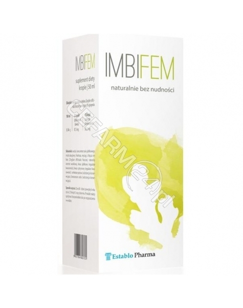 ESTABLO PHARMA SP.Z O.O. Imbifem krople 50 ml