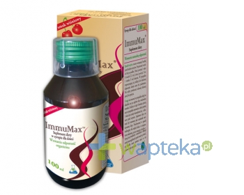 PHYTOMEDICA POLSKA SP.Z O.O. ImmuMax dla dzieci syrop 100 ml smak wiśniowy