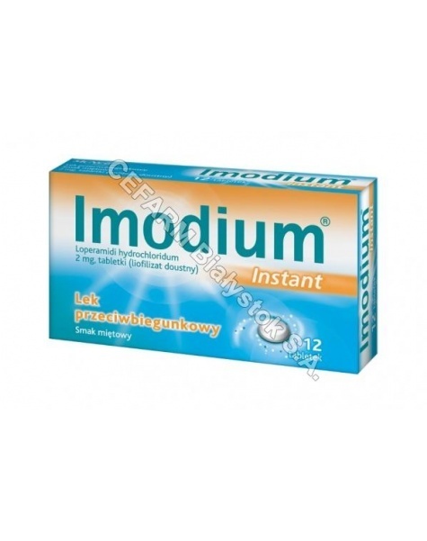 MCNEIL Imodium instant 2 mg x 12 tabl (liofilizat doustny)