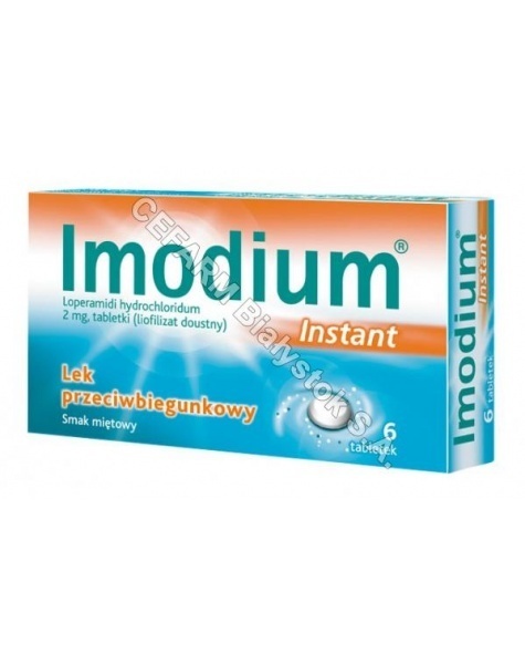 MCNEIL Imodium instant 2 mg x 6 tabl (liofilizat doustny)