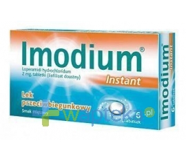 JOHNSON & JOHNSON Imodium Instant 2mg 6 tabletek