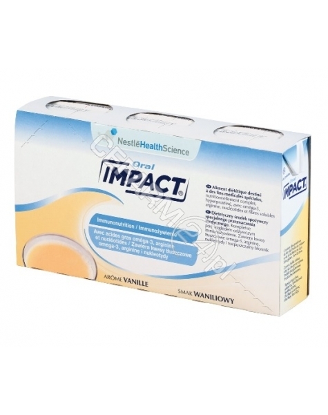 NESTLE Impact Oral smak waniliowy 3 x 237 ml