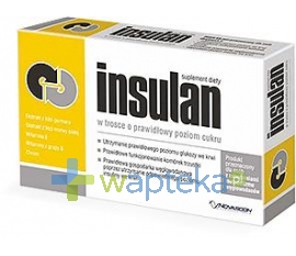 NOVASCON PHARMACEUTICALS SP. Z O.O. Insulan 60 tabletek powlekanych