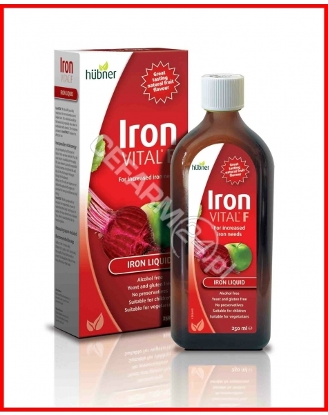 HUBNER Iron vital F żelazo w syropie 250 ml
