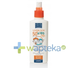 ISIS PHARMA ISIS UVEBLOCK KIDS Spray przeciwsloneczny SPF50 + dla dzieci ULTRA-UVA UVB 150ml