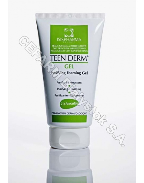 ISISPHARMA Isispharma teen derm gel - antybakteryjny żel do mycia skóry tłustej, trądzikowej 150 ml