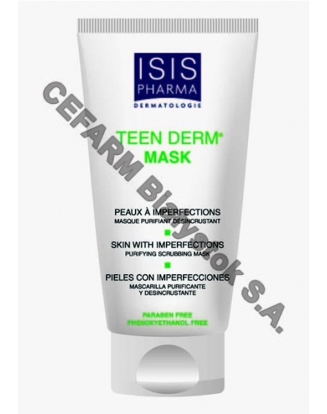 ISISPHARMA Isispharma teen derm mask - oczyszczająca maseczka dla skóry tłustej, trądzikowej 40 ml