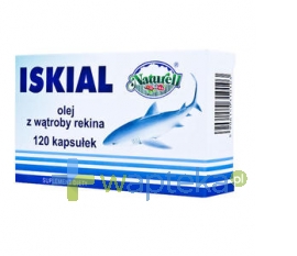 NATURELL POLSKA SP.Z O.O. Iskial Olej z wątroby rekina 0,25g 120 kapsułek