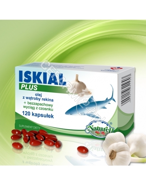 NATURELL Iskial Plus olej z wątroby rekina x 120 kaps