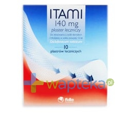 FIDIA FARMACEUTICI S.P.A. Itami (Diclodermex) plaster leczniczy 0,14g 10 sztuk