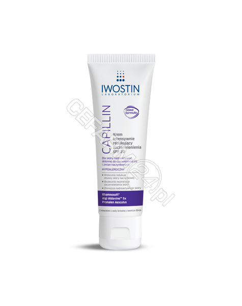 NEPENTES Iwostin capillin krem intensywnie redukujący zaczerwienienia SPF 20 40 ml (nowa formuła)