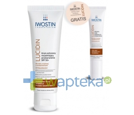 NEPENTES S.A. IWOSTIN LUCIDIN Krem ochronny rozjaśniający przebarwienia SPF50+ 40 ml + Krem punktowy GRATIS