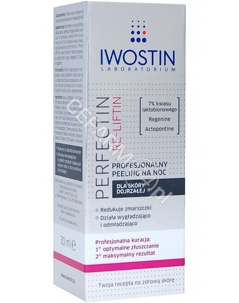 NEPENTES Iwostin Perfectin Re-liftin profesjonalny peeling na noc 30 ml