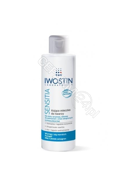 NEPENTES Iwostin sensitia kojące mleczko do twarzy 215 ml