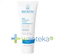 NEPENTES S.A. IWOSTIN SENSITIA Krem odżywczy na noc z witaminą C, E 50ml