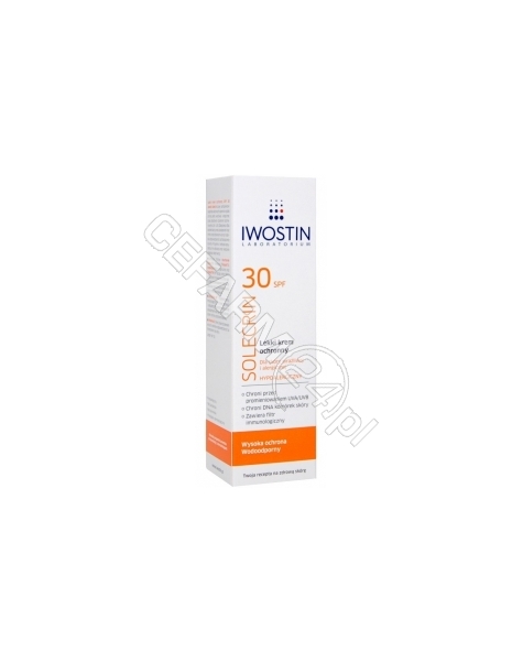 NEPENTES Iwostin solecrin krem lekki ochronny spf-30 50 ml + torba plażowa (data ważności <span class=