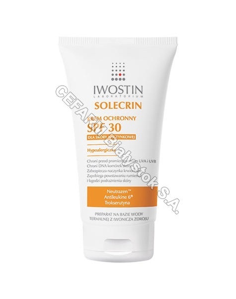 NEPENTES Iwostin solecrin rubor wodoodporny krem ochronny dla skóry naczynkowej spf-30 50 ml