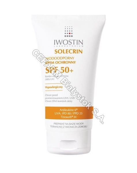 NEPENTES Iwostin solecrin wodoodporny krem ochronny spf-50+ 50 ml