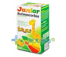 GLAXOSMITHKLINE PHARMACEUTICALS S.A. Junior Rutinoscorbin żelki 50 sztuk