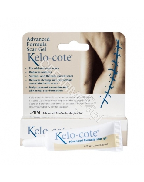 ADVANCED BIO Kelo-cote żel silikonowy do leczenia blizn 6 g
