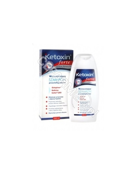 L'BIOTICA Ketoxin forte wzmacniający szampon przeciwłupieżowy 200 ml