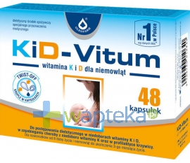 OLEOFARM KiD-Vitum Witamina K i D dla niemowląt 48 kapsułek