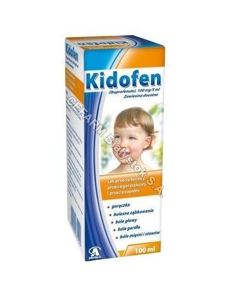 AFLOFARM Kidofen zawiesina 100 mg/5 ml 100 ml