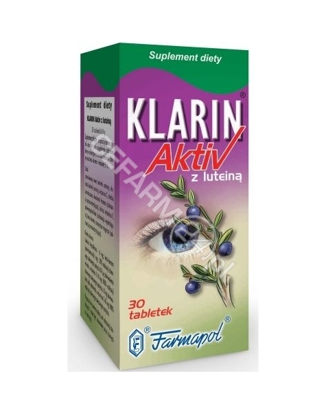 FARMAPOL Klarin aktiv z luteiną x 30 tabl