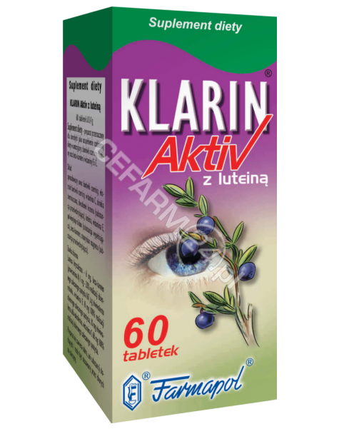 FARMAPOL Klarin aktiv z luteiną x 60 tabl