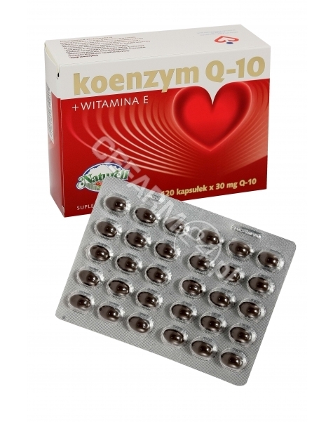 NATURELL Koenzym q10 naturell 30 mg+wit e x 120 kaps