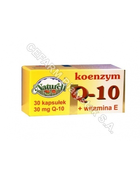 NATURELL Koenzym q10 naturell 30 mg+wit e x 30 kaps
