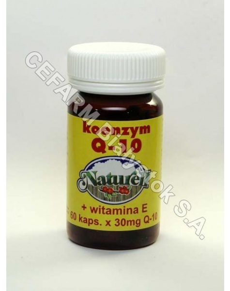 NATURELL Koenzym q10 naturell 30 mg+wit e x 60 kaps