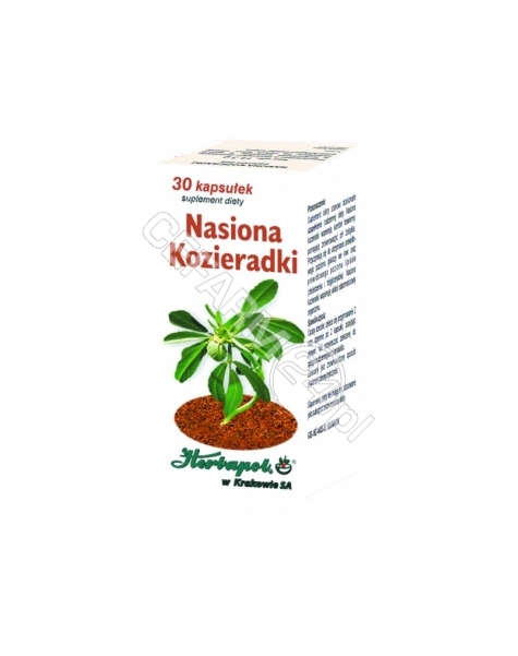 HERBAPOL KRA Kozieradka nasiona mielone x 30 kaps