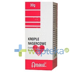 AMARA ZAKŁ.FARMACEUTYCZNE Krople nasercowe 30 g AMARA