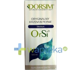 DORSIM SP. Z O.O. Krzem Organiczny ORSI płyn 500 g