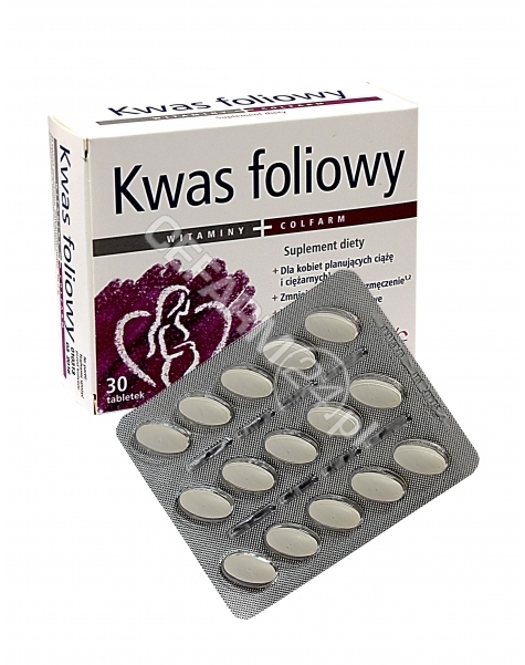 COLFARM Kwas foliowy 400 mcg x 30 tabl (Colfarm)